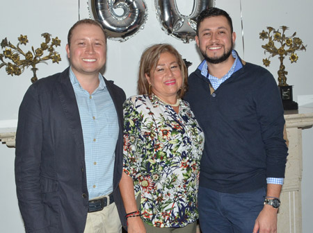 Wilderman Gallego Alzate, María Gladys Alzate González y Jemison Gallego Alzate.