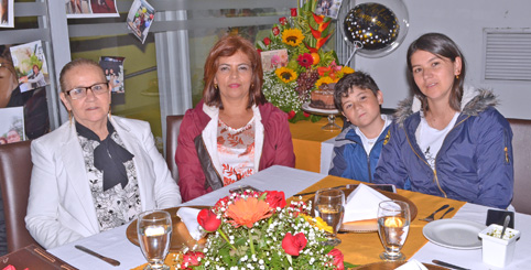 Nora Díaz Valencia, María Angélica Ocampo Díaz, Miguel Ángel Caviedes Gallego y Alejandra Liliana Gallego Ocampo.