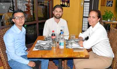 David García García, Andrés Ramírez Herrera y Jimena Escobar Ortega.