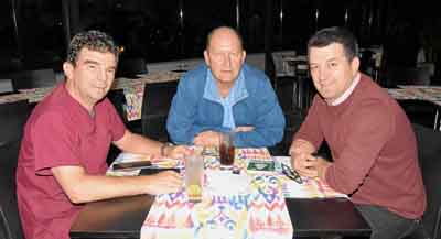 Foto | José Fernando Tangarife | LA PATRIA Juan Carlos Arango Valencia, Carlos Eduardo Arango González y Juan Alberto Aristizába