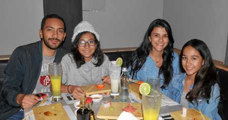 Juan Camilo Aguilera Yepes, María Paz Aguilera Henao, Andrea Prieto Orozco y María del Mar Aguilera Henao.