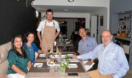 Mónica Salazar Salazar, Martina Schafer, Alexandre Burgy, Mauricio Marín Marín y Ángel Labrador Domínguez.