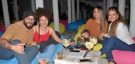 Kevin Fuchs, Marian Jana Ortiz Vásquez, Estefanía Mejía Rivera y Cindy Tatiana Calvo González.