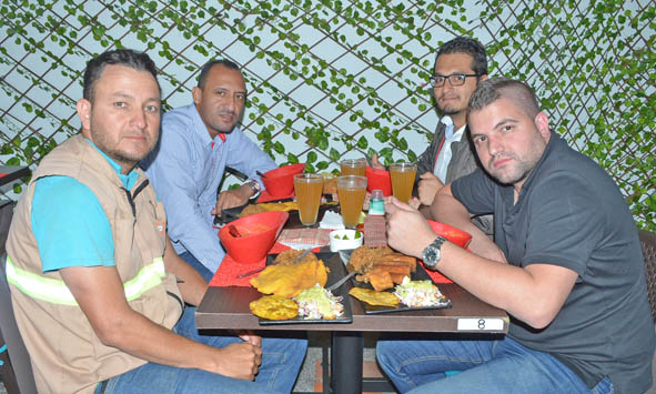 Milton Montes Gallo, Jorge Sandoval Gutiérrez, James Andrés Galeano Ricardo y Camilo Escobar Upegui.