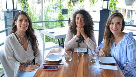 Valentina Trujillo Urrea, Ana Bolena Meléndez Tabares y Daniela Pareja Gómez.