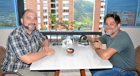 Michael Asterita y Joe Ruotolo se reunieron en L’Atelier.