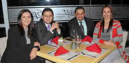 Gloria Sánchez Agudelo, Bladison Chica Montes, Óscar Arroyave García y Luz Dary Carmona Ceballos.