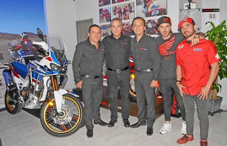 Fotos | José Fernando Tangarife | LA PATRIA Héctor Albeiro Urrego Barrera, gerente Honda Dream Manizales; José Fernando Londoño 