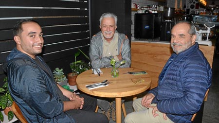 Juan Lizarralde Trujillo, Jorge Botero Echeverri y Luciano Jaramillo Durán.