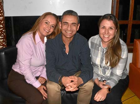 Yulissa Montoya Cardona, Óscar Barreto León y Jimena Aristizábal López.