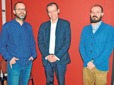 Alejandro Flórez Restrepo, Alfonso Flórez Flórez y Rafael Nieto Roca.