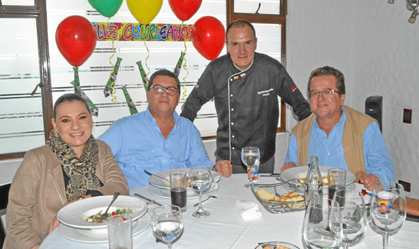 María Alejandra Gómez Uribe, Luis Roberto Rivas Montoya, Jorge Mario Gómez Londoño y Mauricio Salazar Sierra.