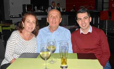 Luz Stella Cardona de Cárdenas, Juan de Dios Cárdenas Cárdenas y Jorge Enrique Cárdenas Cardona.