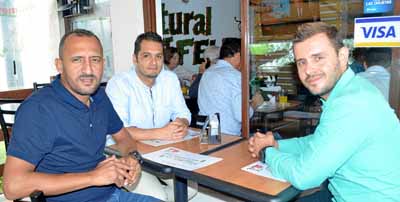 Jorge Sandoval Gutiérrez, James Galeano Ricardo y Juan David Correa Uribe.