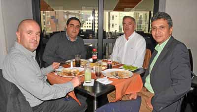José Fernando García Gutiérrez, Mauricio Vásquez Jaramillo, Diego Trujillo Estrada y Camilo Hernández Becerra.