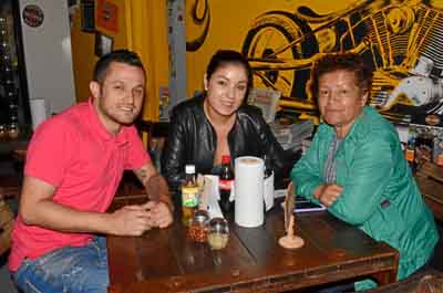 Cristian Camilo Vásquez Naranjo, Marcela Pérez Patiño y Dora Patiño Toro.