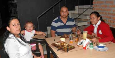 Andrea Betancourt Gallego, Angie Tatiana García Betancourt, Jeiner García Montes y Laura Jimena García Betancourt.