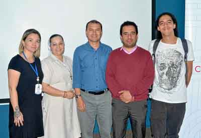 Paula Ravagli Molina, Claudia Ochoa Alzate, Carlos Villa Henao, Andrés Felipe Betancourth y Sergio Díaz Echeverri.