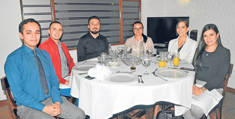 Diego Caro Camargo, Alejandro Londoño Puerta, Alexánder Ocampo Serna, Paulina Madrid Giraldo, Elsa Victoria Cardona Vargas y Mar