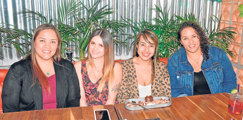 Natalia Cárdenas Casas, Paola Arbeláez Gómez, María Camila Acevedo Orozco y Johanna Cárdenas Casas.