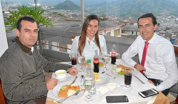 Juan Diego Álvarez Márquez, Grace Ramos Castiblanco y Hernán Saldarriaga Ramírez.