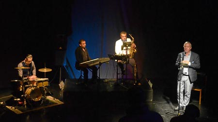 La agrupación musical de Johnny Ramírez acompañó a Carlos Arboleda durante la tertulia.