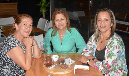 Elizabeth Parra Arias, Clemencia Giraldo Acosta y Aleyda Jiménez Sierra.