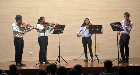 El ensamble de violas Telemann fue el encargado de abrir la programación de la Temporada de Música de Cámara.