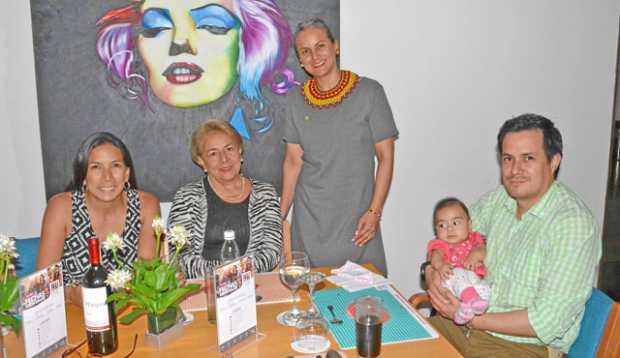 Isabel Cristina Zuluaga Marín, Adiela Marín Betancur, Luisa Fernanda Zuluaga Marín, Camila Cardona Zuluaga y Milton Zuluaga Marí