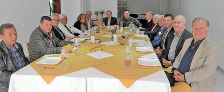 José Obdilio García, Antonio Botero, Guillermo Aristizábal, Uriel Ortiz Soto, Amparo Patiño, Otto Aristizábal, coronel Uriel Sal