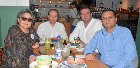 Lina Rivas Ángel, Alejandro Maya Martínez, Andrés Toro Pava y Luis Felipe Gómez Aristizábal.