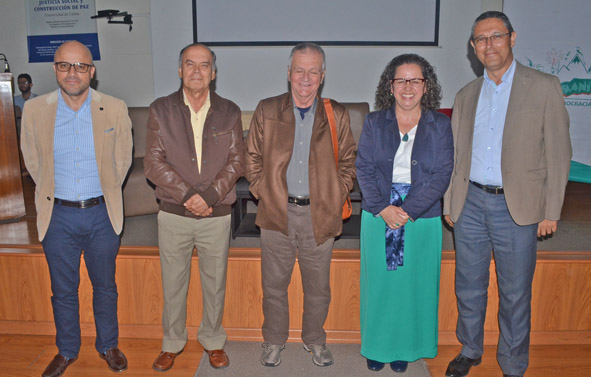 Francisco Javier González Sánchez, Albeiro Valencia Llano, Adalberto Agudelo Duque, Alba Lucía Hurtado Pérez y Luis Fernando Sán