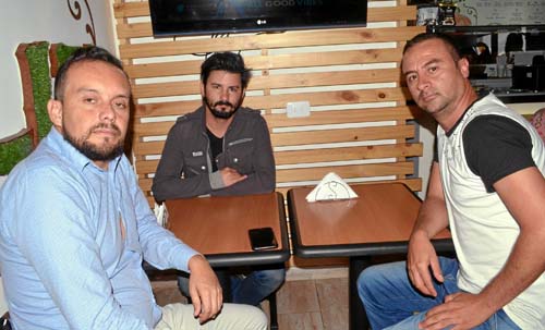 John Freddy Rengifo Basto, Rafael Almanza Henao y Juan Camilo Salazar Castaño.
