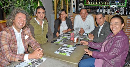 Guillermo Gómez Cerón, Mauricio López Orozco, Ivanna Lamoretti Muñoz, Carlos Mario Marín Correa, Juan José Silva Serna y Luz Ele