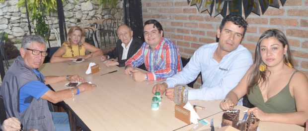 Gerardo Marín Ortiz, María Eugenia Restrepo Botero, Rubén Darío Carvajal Orozco, Sebastián Carvajal Restrepo, Víctor Alfonso Gar