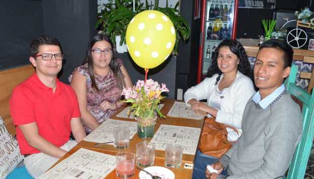Jesús Antonio Chiquito Loaiza, Carolina Hernández Echeverry, Yady Marcela Grijalba Muñoz y Cristian Álex Grijalba Muñoz.