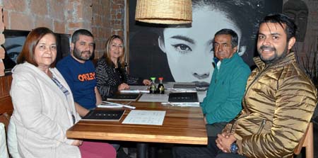 Sara Neira Téllez, Óscar González Neira, Luz Marina García Arenas, Gustavo González García y Leonardo González Neira.