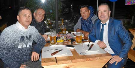 Andrés Dávila Grisales, Fernando Cárdenas Castaño, Juan Carlos Henao y Julián Andrés Carmona Herrera.