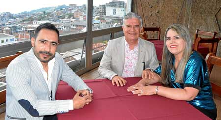 Andrés Fernando Galeano Osorio, Gonzalo Restrepo Quintero y Liliana Restrepo Ríos.