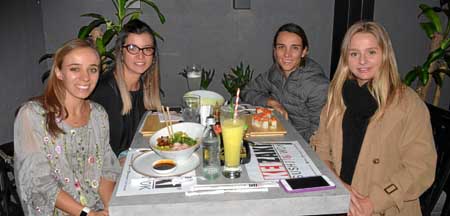 Irene Restrepo González, Manuela Correa Aristizábal, Camila Gaviria Gutiérrez y Paula Gómez Cuartas.