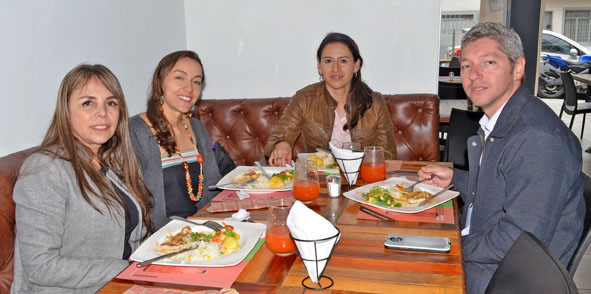 Luz Elena Toro González, Alejandra Franco Jiménez, Carmen López Ávila y Freddy Orrego Noreña.