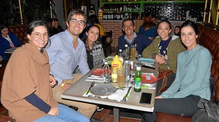 Rosario Galvis Arango, Carlos Andrés Jaramillo, Jimena Restrepo Llano, Carlos Manuel Martínez, Sofía Villegas Villegas y Lorena 