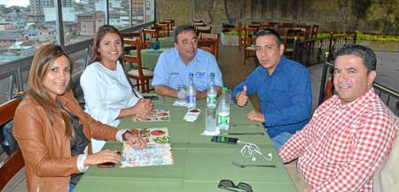 María Antonia Castillo Zapata, Tatiana Castillo Zapata, Mauricio Londoño Jaramillo, Jorge Vargas Franco y John Jairo Gómez Arias