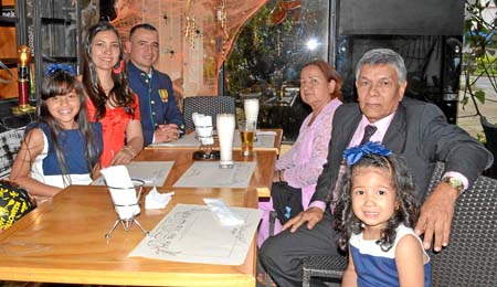 Valentina Andrea Soto Arias, Piery Arias Mendoza, Cristian Soto Gómez, Esperanza Rojas de Soto, Salvador Soto Flórez y Salomé So