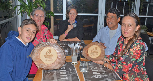 Emiliano Guzmán Arenas , Luz Marina Hoyos Botero,  Carolina Arenas Hoyos , Mario Almeyda Zagaceta y Luisa Fernanda Arenas Hoyos.