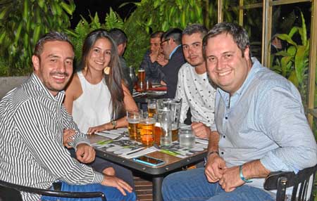 Juan Pablo Morales Restrepo, Alejandra Arbeláez González, Martín Muñoz Muñoz y Arturo Espejo Arbeláez.