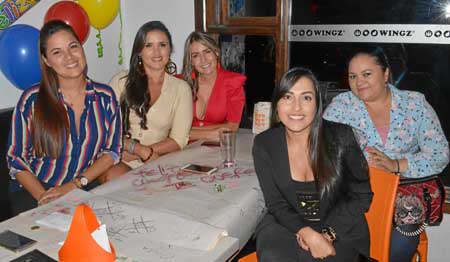 Natalia Galvis Botero, Betty Arango Mesa, Ángela Rivera Giraldo, Paula Arango Marín y Johanna Carmona Morales.