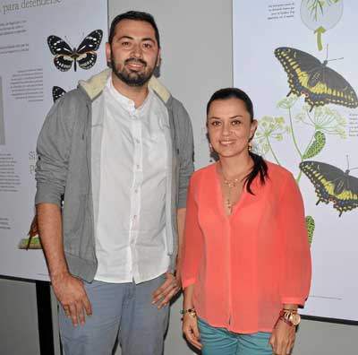 Fabián Guillermo Gaviria Ortiz, de Corpocaldas, y Luz Ángela Ballesteros Valderrama.