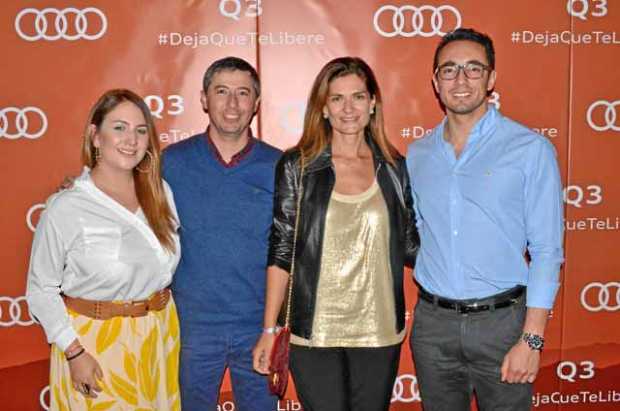 Paula Garzón Navarrete, Fernando Escallón Ruselli, Margarita Quintana Holguín y Juan Sebastián Vélez Acosta.