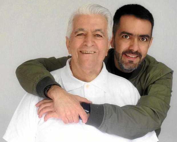 Diego Hernán Tamayo López en compañía de su hijo, Paulo César Tamayo, festejó 69 años en medio del aislamiento social. “Aunque e